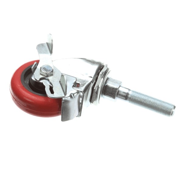 (image for) Henny Penny 151563 CASTER 3 IN. SWIVEL W/ BRAKE RED